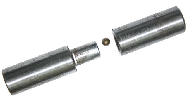  Петля гаражная с шариком 18*100 