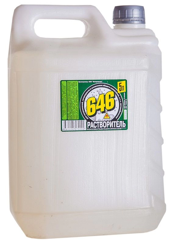  Растворитель 646 ГОСТ 0,5л 