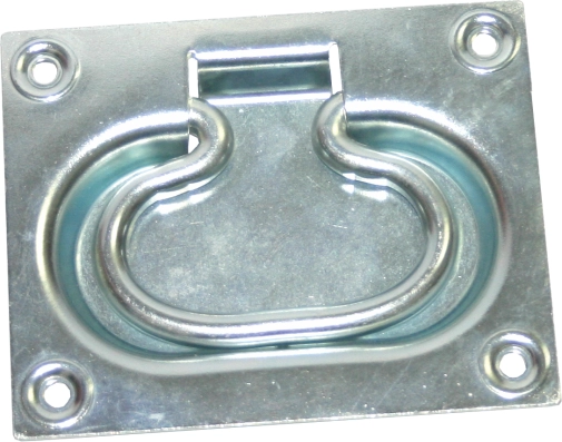  Ручка откидная (скрытая) 100*80 цинк /75167/