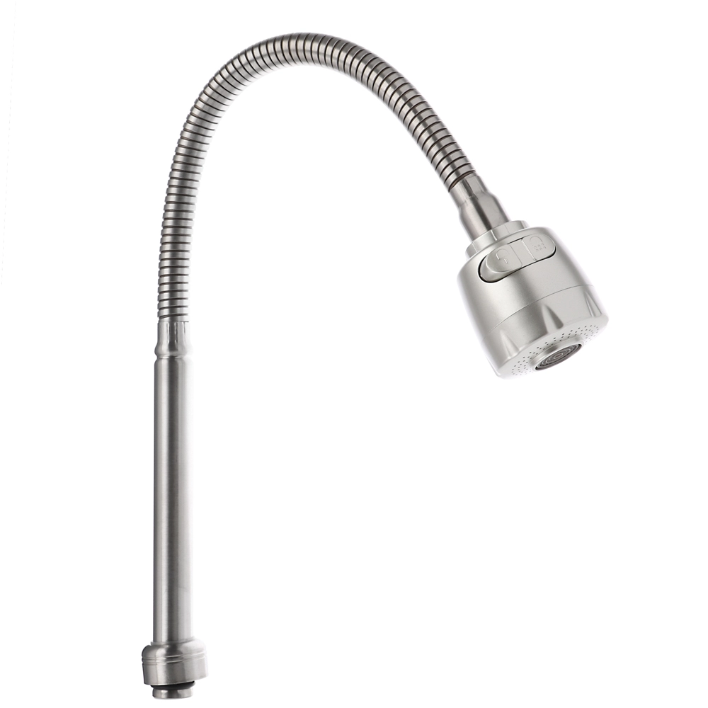  Излив смесителя д/кухни гибкий 50см сталь сатин /565-020/
