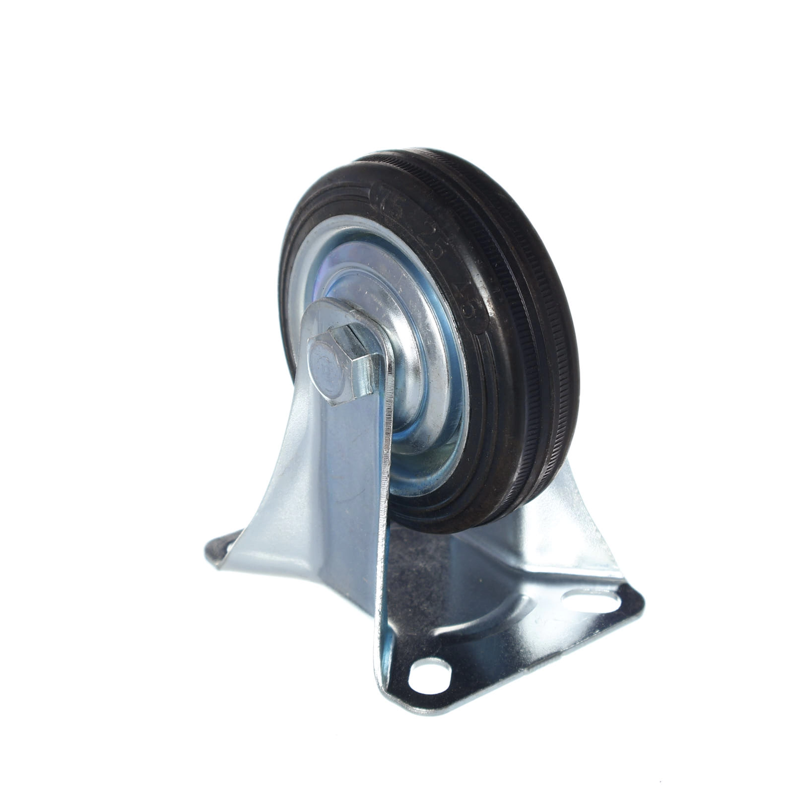  Опора колесная неповоротная платформа  75мм /0352/