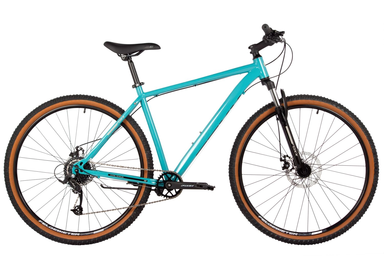  Велосипед FOXX ARAGON 29" зеленый, сталь, рама 18" (M)