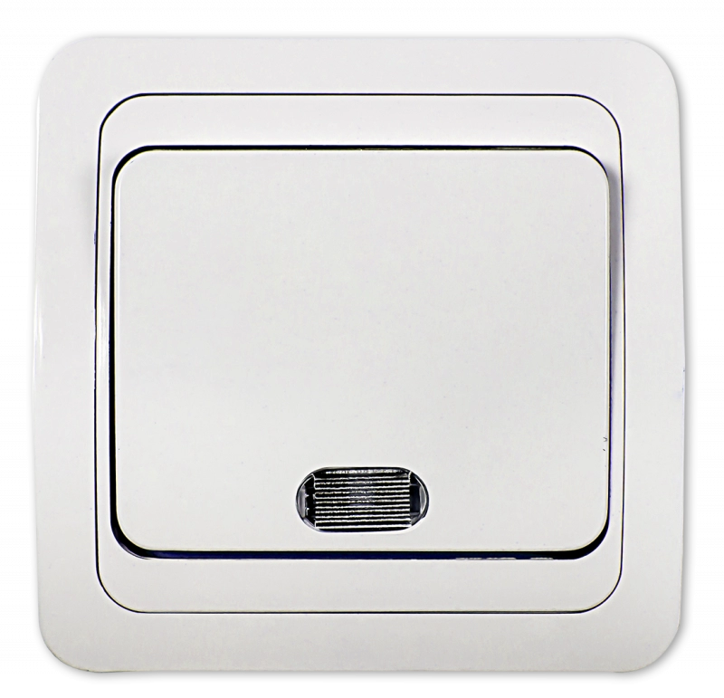 Выключатель InHome 1 СП с индикатором /59853/ 