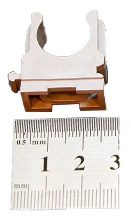  Держатель для труб, гофры (скоба-клипса) 16мм