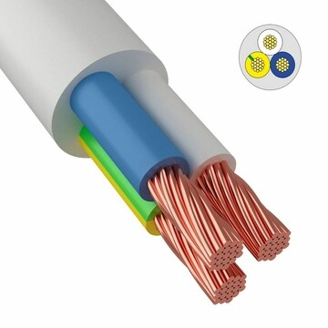  Кабель ПВС 3*0,75 (100м)