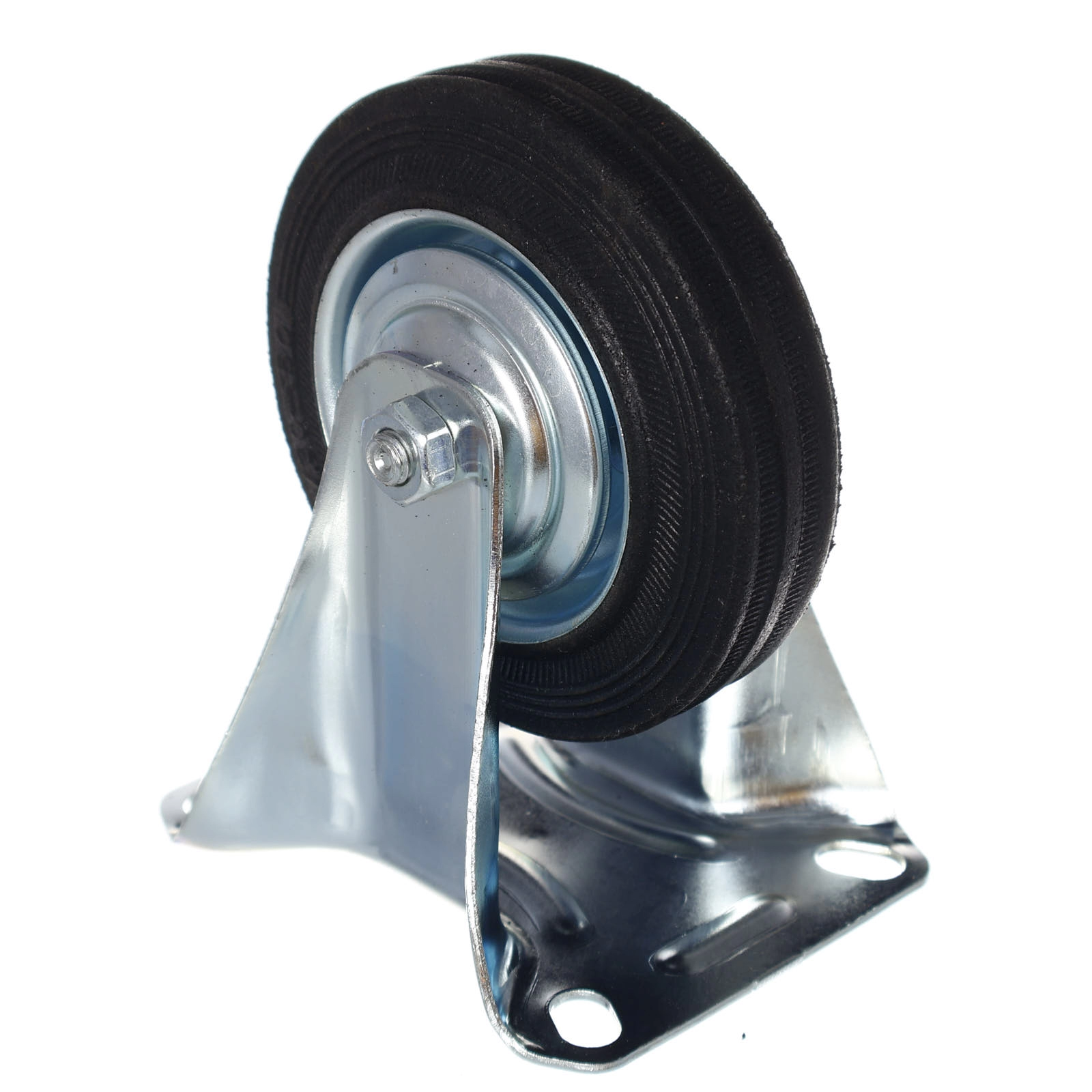  Опора колесная неповоротная платформа 100мм /0351/