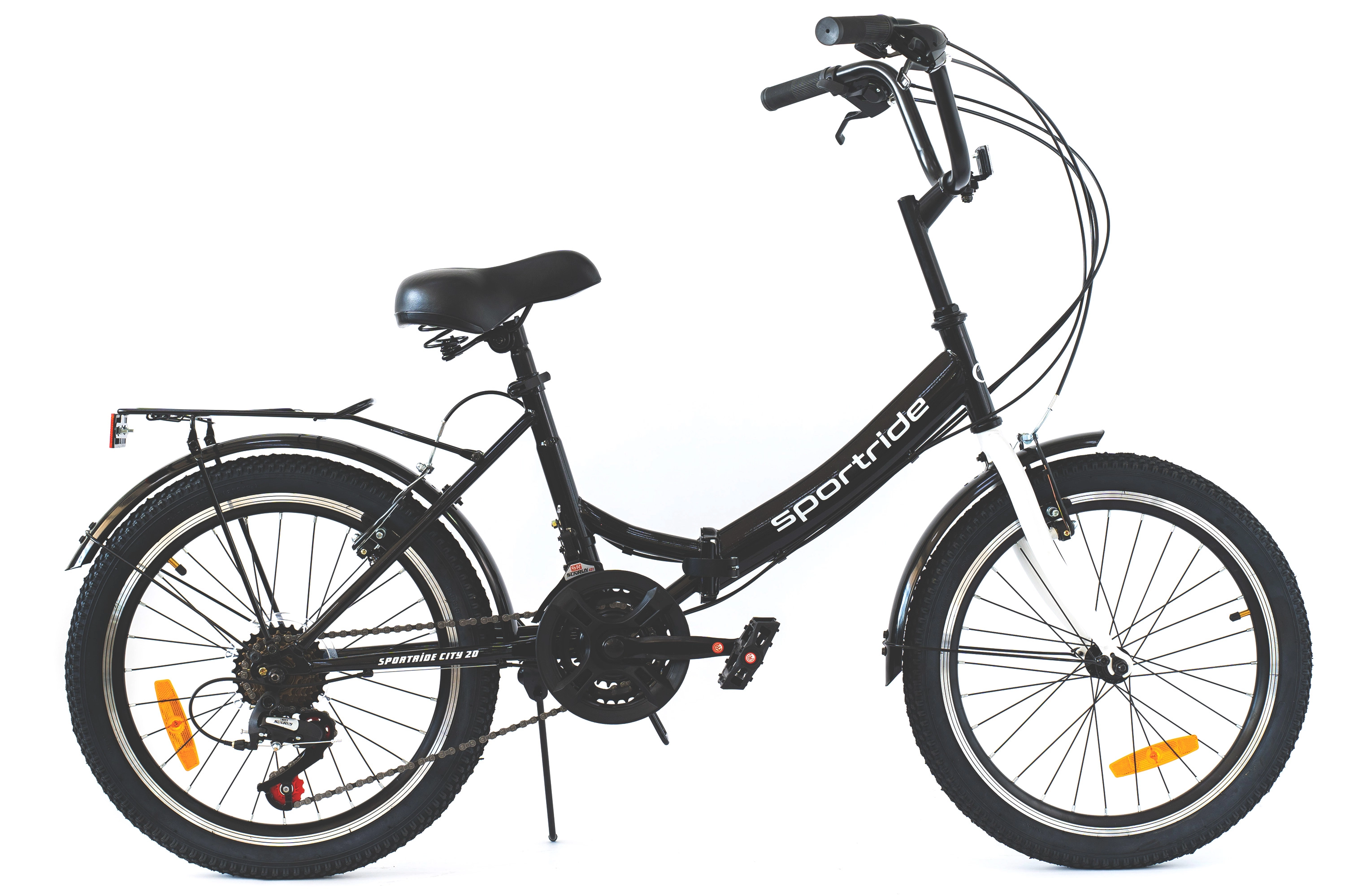  Велосипед SPORTRIDE CITY 20 (21 ск., рост OS) черный 2025