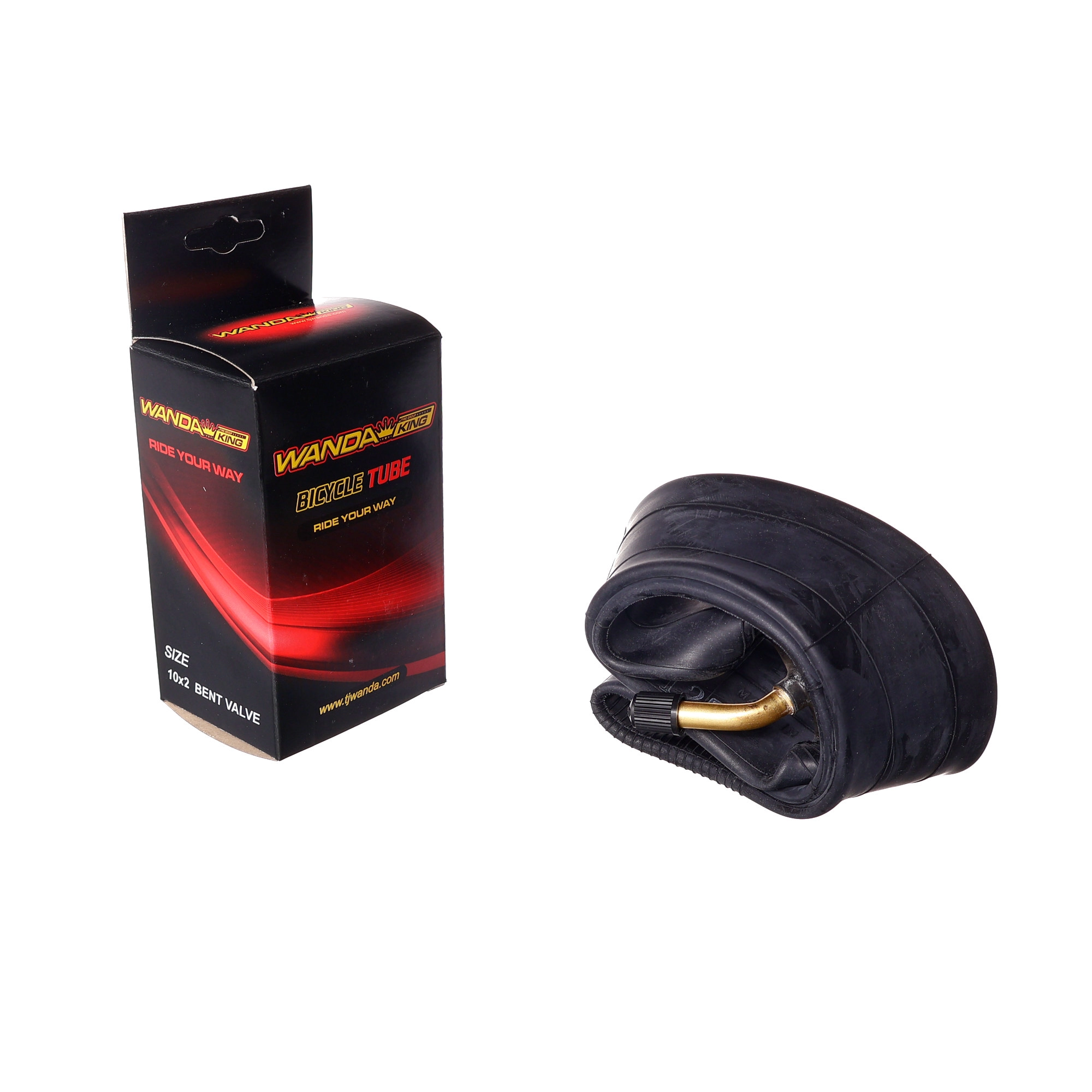  Камера вело Wanda 10" * 2,0 бутил (д/колясок и вело), гнутый нипель 45гр /200-018/
