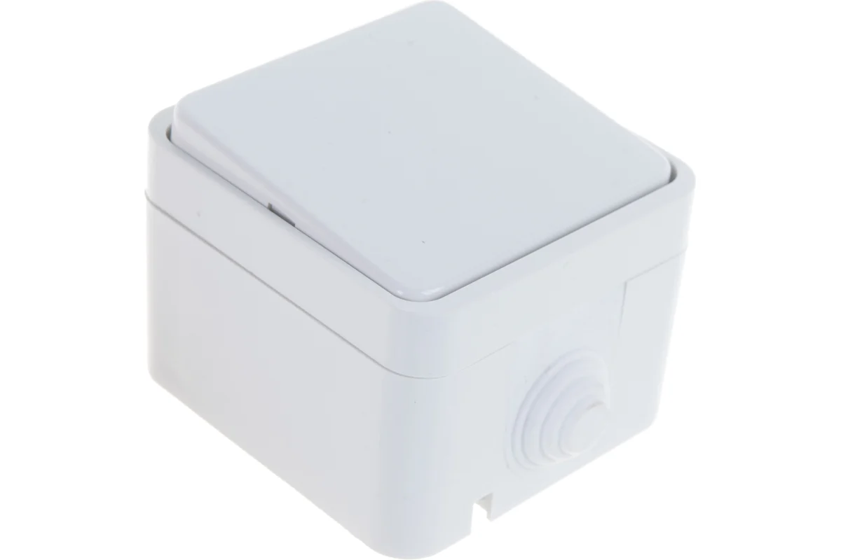  Выключатель InHome 1 ОП полугерметичный /00428/