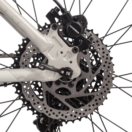  Велосипед STINGER PYTHON EVO 27.5" серый, рама 18" (M) /168-472/