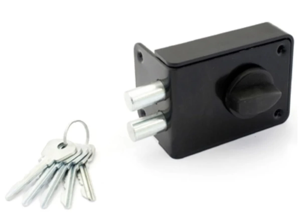  Замок накладной ЗН 1- 3  ЧЕРНЫЙ