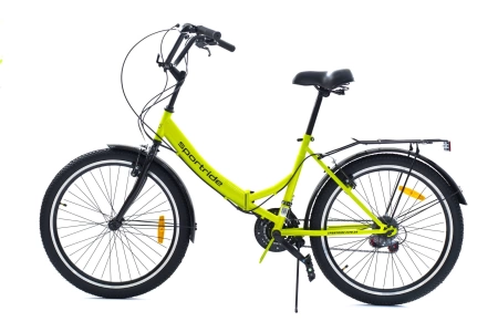  Велосипед SPORTRIDE CITY 24 (21 ск., рост OS) зеленый 2025