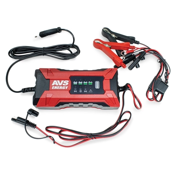  Зарядное устройство АКБ ЕРМАК (6/12В, 2А, до 60А/ч) /771-195/ 