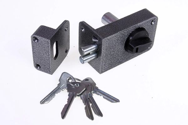  Замок накладной ЗН 2- 6  СЕРЕБРО