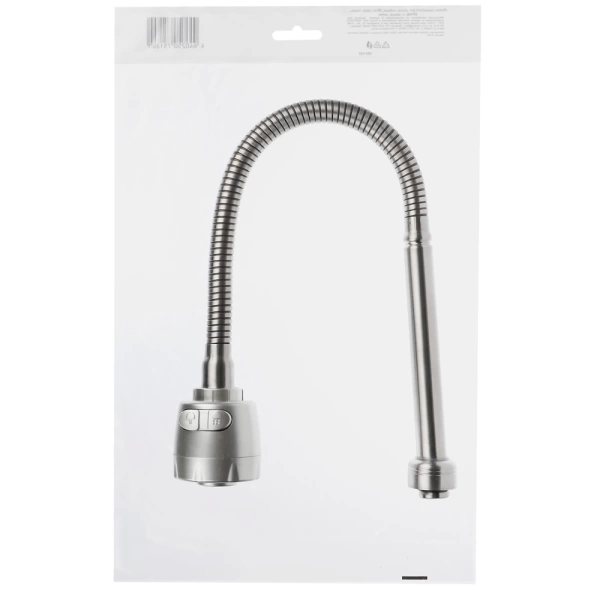  Излив смесителя д/кухни гибкий 50см сталь сатин /565-020/