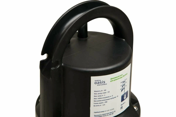  Насос эл.дренаж. ОАЗИС DN 150/6 0,4кВт