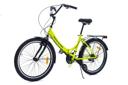  Велосипед SPORTRIDE CITY 24 (21 ск., рост OS) зеленый 2025