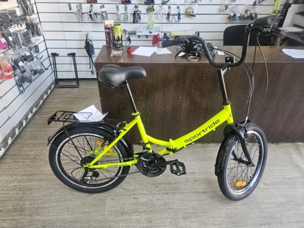  Велосипед SPORTRIDE CITY 20 (21 ск., рост OS) зеленый 2025