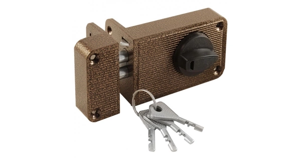  Замок накладной ЗН 2- 6  МЕДЬ