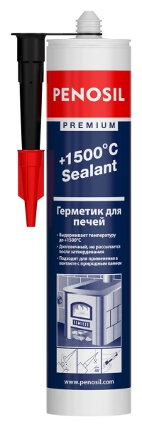  Герметик д/печей PENOSIL 280мл черный