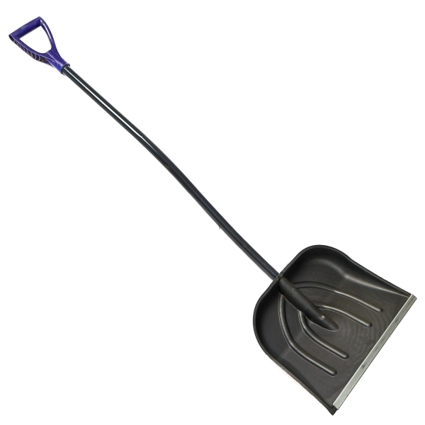  Лопата СНЕГОВАЯ пласт. с АЛЮМ ИЗОГНУТ ЧЕРЕНКОМ № 5 