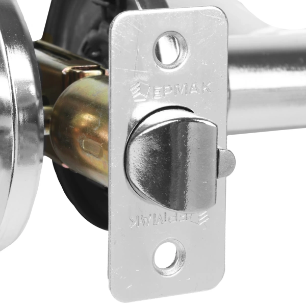  Защелка межкомн. СТАНДАРТ ШАР ХРОМ ключ с фиксатором /9865/