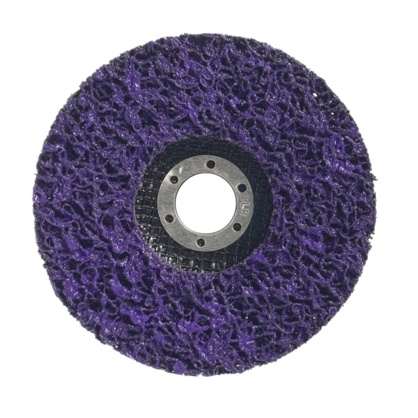  Круг зачистной коралловый 125мм фиолетовый (жесткий) /135-113/