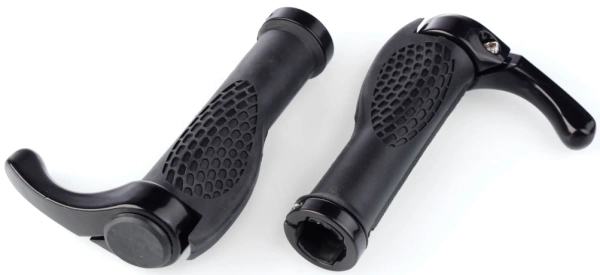  Грипсы 140мм, с алюм. рогами, черный /724206/ 