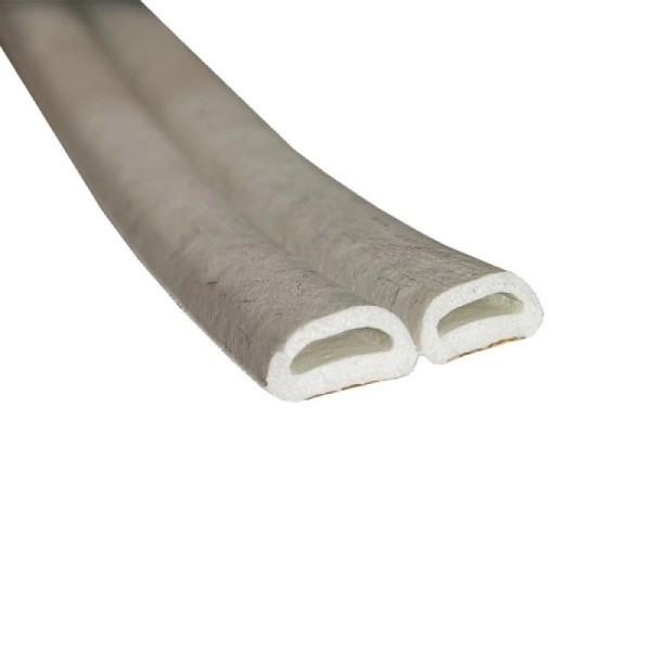  Уплотнитель самоклеящийся D  9*6мм 100м белый 