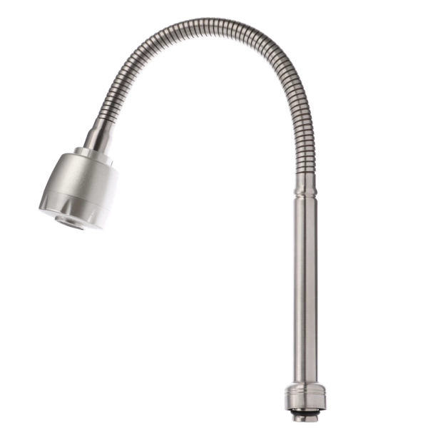  Излив смесителя д/кухни гибкий 50см сталь сатин /565-020/
