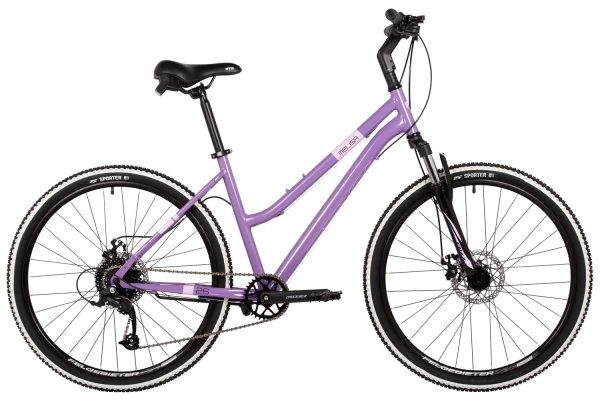  Велосипед FOXX MELISA 26" фиолетовый, сталь, рама 15" 