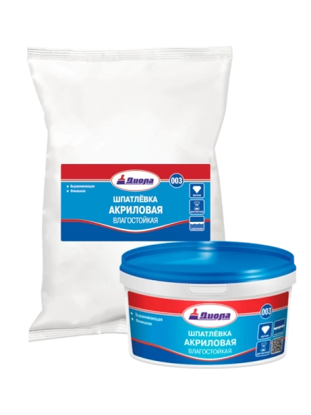  Шпатлевка акрил.интерьерн.  1,0кг Д-003 /Б/ВИТР/  