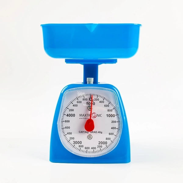 Весы настольные кухонные мех (5кг) с чашей MAXTRONIC MAX-1801