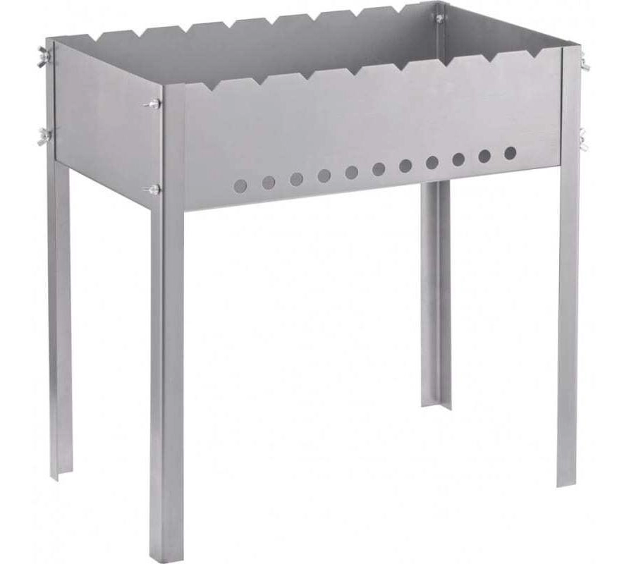  Мангал разборный на барашках 500*300*120х0,9мм