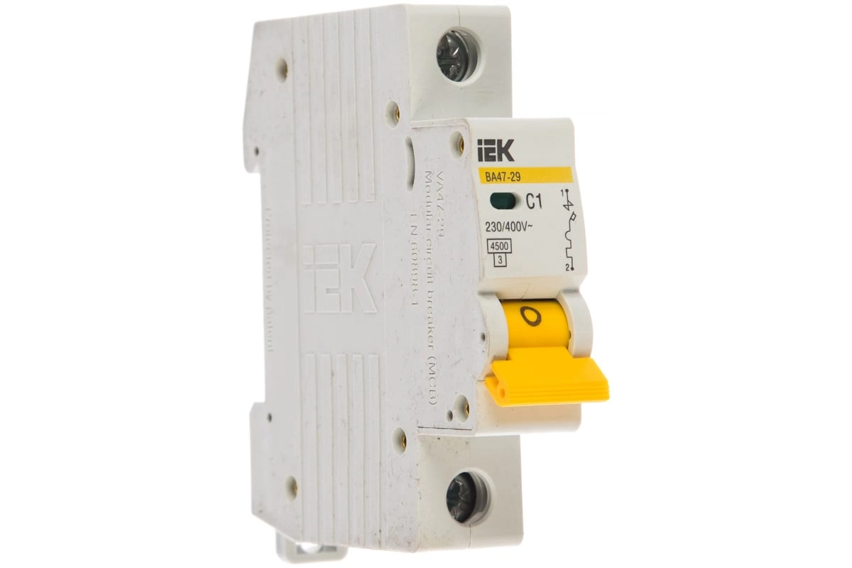  Выключатель 1х полюс ИЭК  1А 