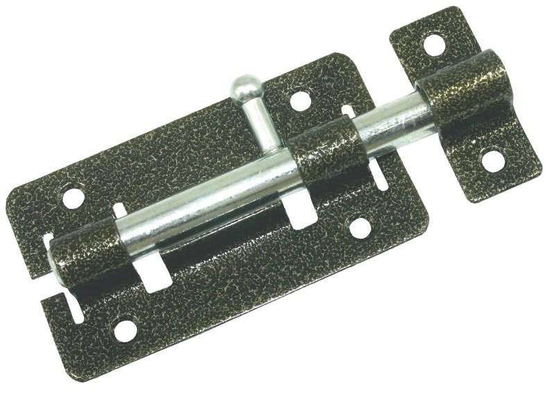  Задвижка дверная ЗД-01 бронза