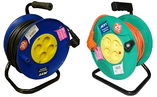  Удлинит. на катушке 25,0м 4-х мест. ПВС 2*1,5 /153-825/