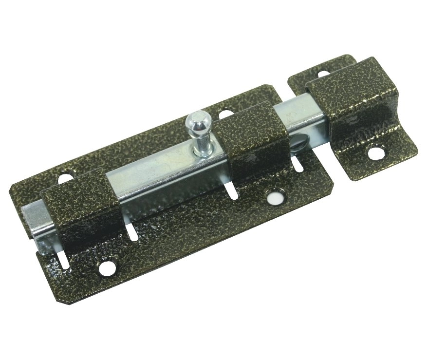  Задвижка дверная ЗД-06 бронза