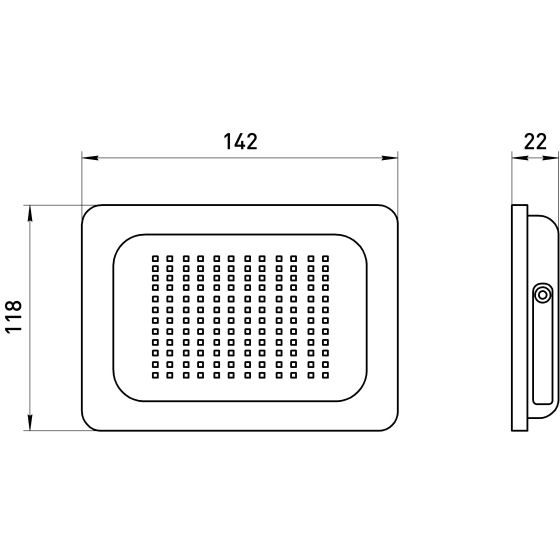  Прожектор  50Вт, датчик движения /43576/ 