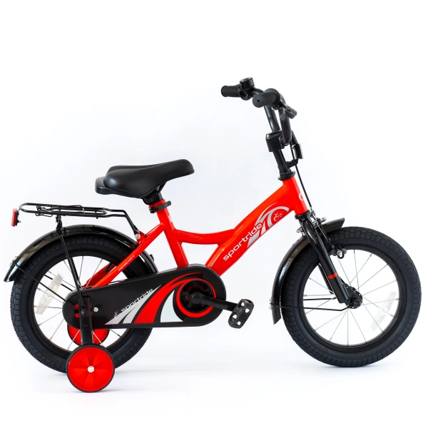  Велосипед SPORTRIDE KIDS 14 (1 ск., рост OS) красный 2025