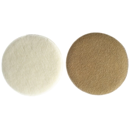  Круг полировочный овчина под липучку 195м (2шт) /44068/ *