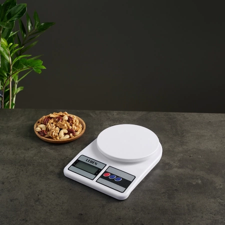  Весы настольные кухонные ЭЛЕКТР. (5кг) /268-056/