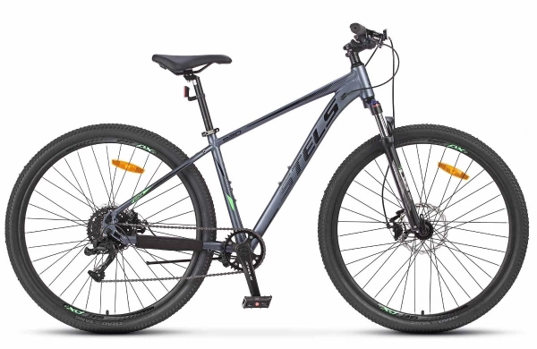  Велосипед STELS 29" Navigator-920 V020, рама 18,5", антрацитовый-зеленый /LU094789/