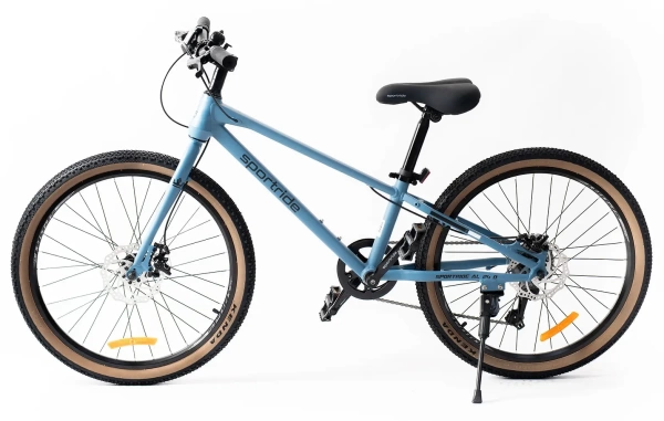  Велосипед SPORTRIDE AL 24 D (7 ск., рост OS) серый мат 2026