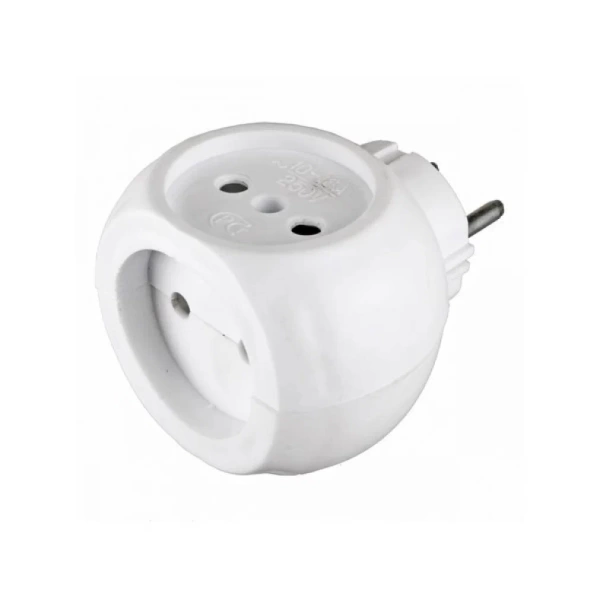  Разветвитель (3 розетки) белый /73517/