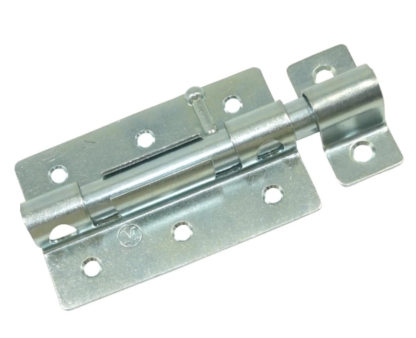  Задвижка дверная ЗД-08 (100мм) цинк 