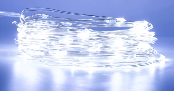  Гирлянда электр. "Вьюн" 10,0м 100LED /LB-8-12/ медн.провод  мультицвет