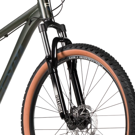  Велосипед FOXX MERIDIAN 27,5" зеленый, алюминий, рама 16" 