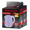  Чайник ЭЛЕКТР. 1,8л 1,8кВт SAKURA SA-2150 цв. диск нерж (двойная стенка) 