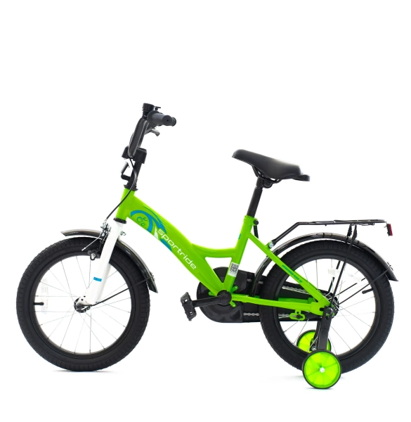  Велосипед SPORTRIDE KIDS 16 (1 ск., рост OS) зеленый 2025